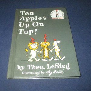 Ten Apples Up On Top! (Theo Lesieg, Dr. Seuss, 1961, Hardcover) Vintage!